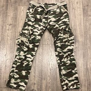 LR Scoop men camo cargo pants size 34x30 without belt